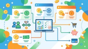 モッピー、ハピタス、ちょびリッチなどポイントサイトを比較し、ポイ活で賢く節約する方法を示す画像