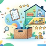 北欧風収納ボックスがリビング、ランドリー、キッチンで使われている様子