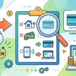 nanacoカード、公共料金の払込票、確認リストのイメージ