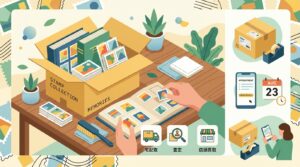 福ちゃんに切手買取査定を依頼するイメージ